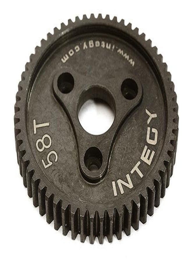 Integy Steel 0.8 Spur Gear 58T for 1/10 E-Revo (-2017), Summit & BL E/T-Maxx 3.3 3958 - Image 2